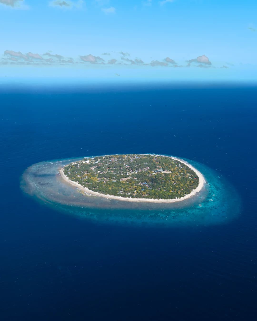 Aerial view of Balicasa Island